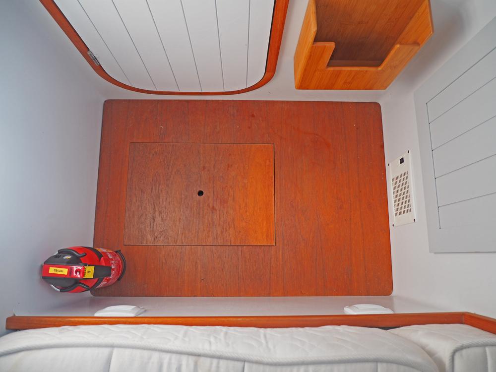 Achterkajuit, Accommodatie